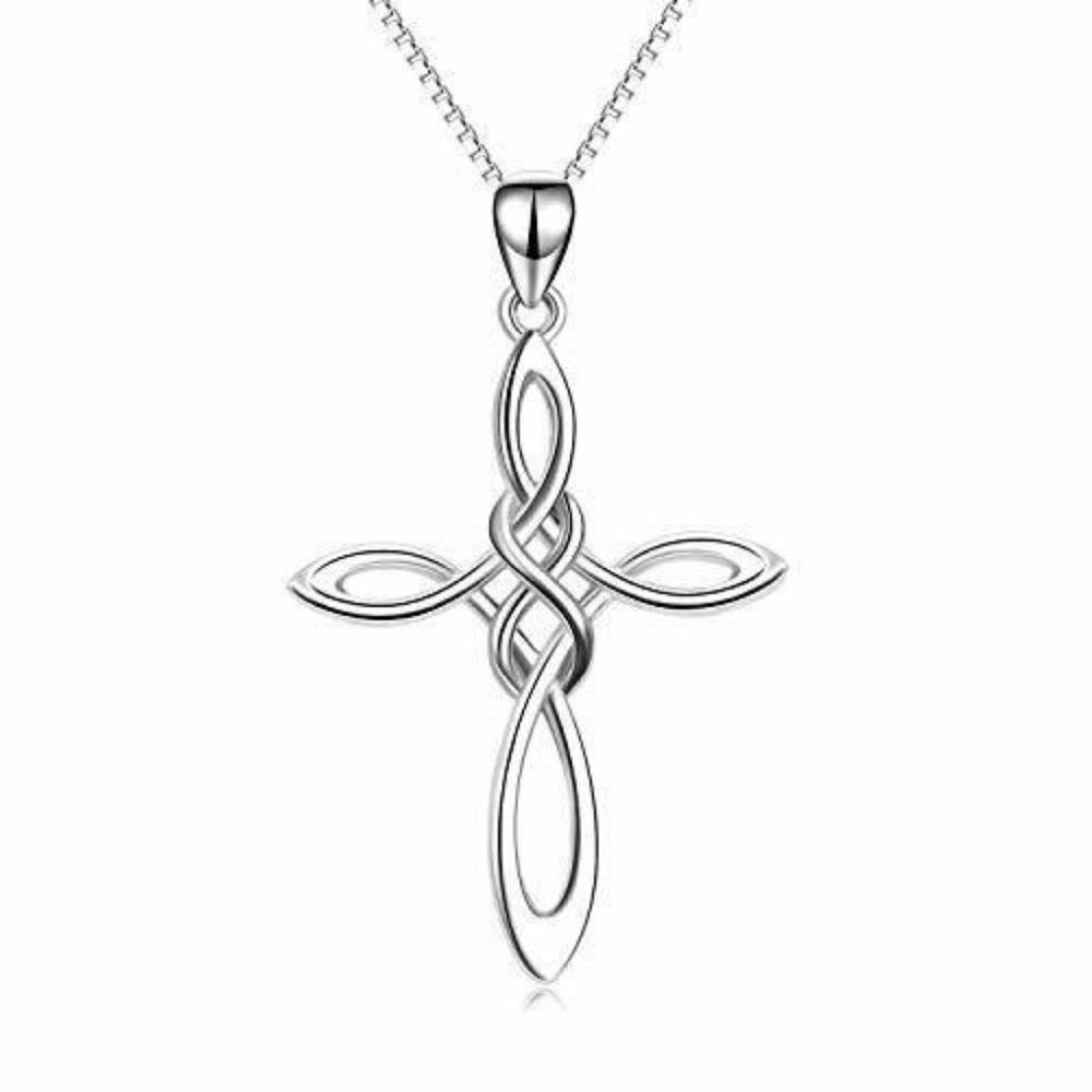 Celtic Knot Cross Necklace